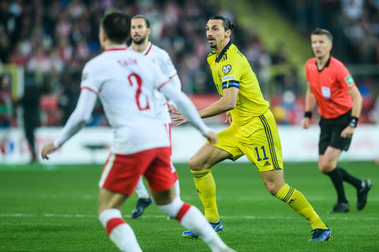 Zlatan Ibrahimovic  of Sweden