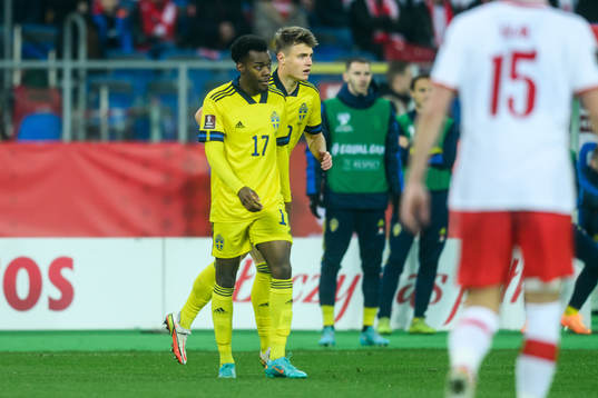 Anthony Elanga of Sweden