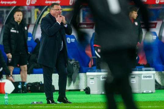 Head coach Czeslaw Michniewicz of Poland
