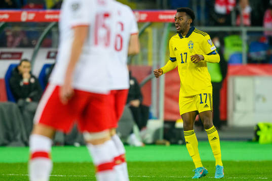 Anthony Elanga of Sweden