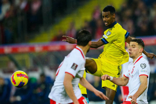 Alexander Isak of Sweden