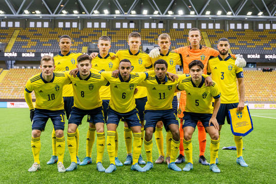 The starting eleven of Sweden