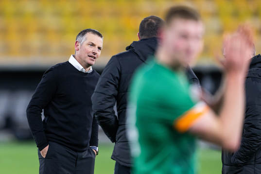 Head coach James Crawford of Ireland