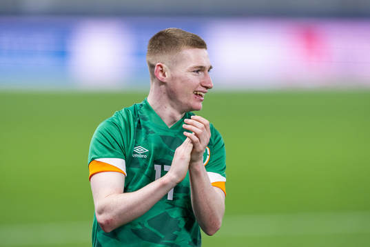 Ross Tierney of Ireland celebrates