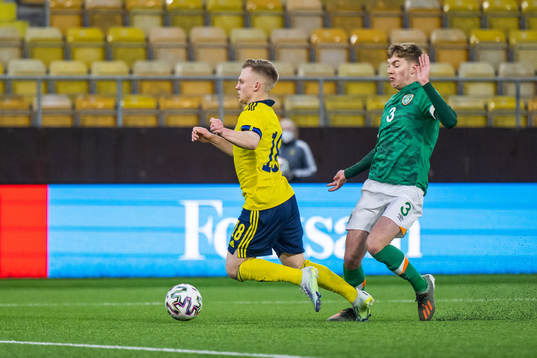 Isak Jansson of Sweden and Joel Bagan of Ireland