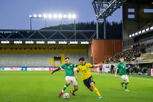 Lee O'Connor of Ireland and Eric Kahl of Sweden