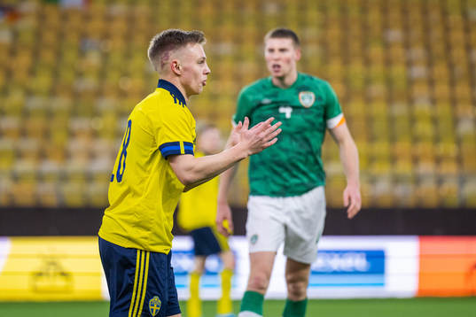Isak Jansson of Sweden reacts
