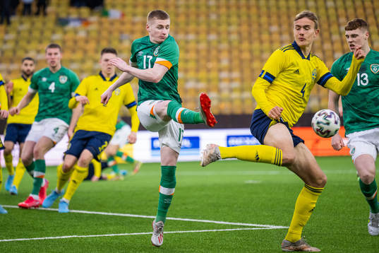 Ross Tierney of Ireland and Jesper Tolinsson of Sweden