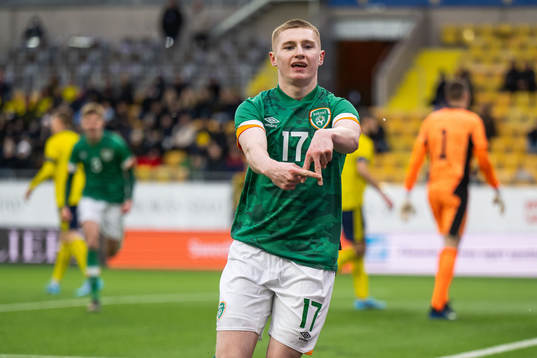Ross Tierney of Ireland celebrates