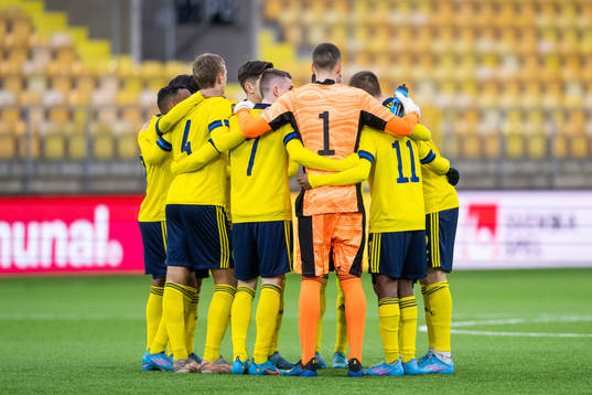 Players of Sweden gather
