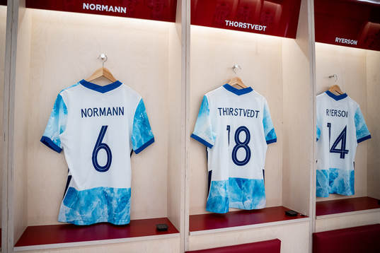 The kits of Mathias Normann, Kristian Thorstvedt and Julian