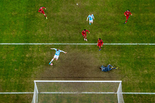Alexander Sørloth of Norway scores the 9-0 goal