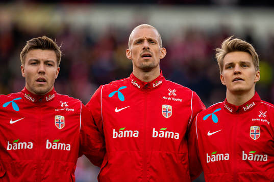 Fredrik André Bjørkan, goalkeeper André Hansen and