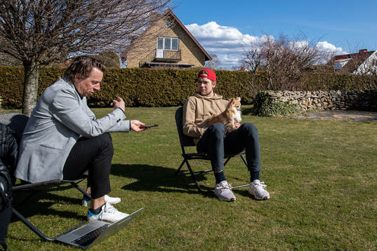 Helsingborg Dagblads reporter Mattias Hjälm, Lucas
