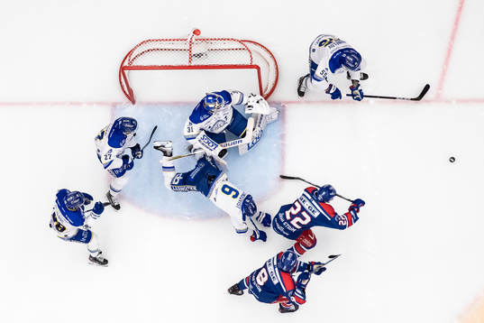 Leksands Justin Kloos och Marek Hrivik och Alexander