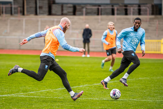 Jo Inge Berget och Samuel Kotto
