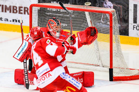 Troja/Ljungbys målvakt Markus Ruusu