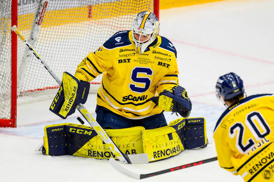 Södertäljes målvakt Nikita Tolopilo