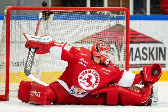 Troja/Ljungbys målvakt Markus Ruusu