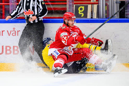 Troja/Ljungbys Daniel Karlsson och Södertäljes Jonatan