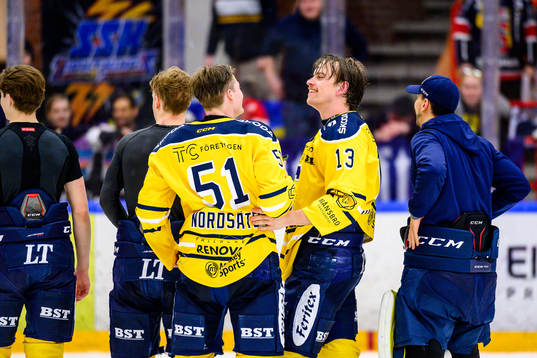Södertäljes Lucas Nordsäter och Gustav Willman Borvik