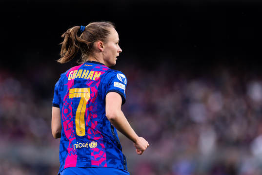 Caroline Graham Hansen of Barcelona