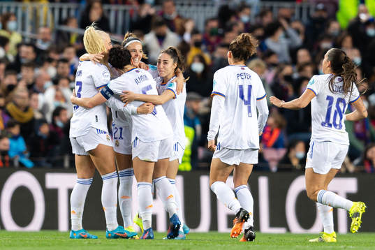 Claudia Zornoza of Real Madrid celebrates the 1-2 goal