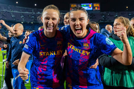 Caroline Graham Hansen and Ingrid Syrstad Engen of