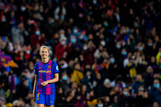 Caroline Graham Hansen of Barcelona
