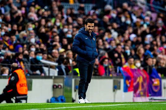 Jonatan Giraldez, head coach of Barcelona