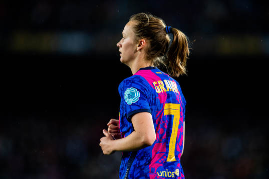 Caroline Graham Hansen of Barcelona