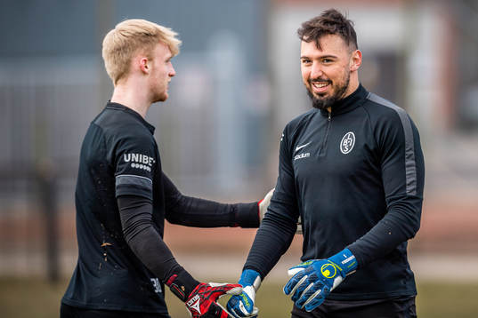 Målvakterna Hampus Pauli och Amr Kaddoura