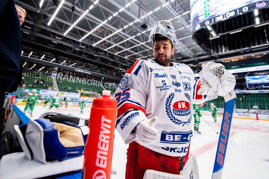 Oskarshamns målvakt Joe Cannata