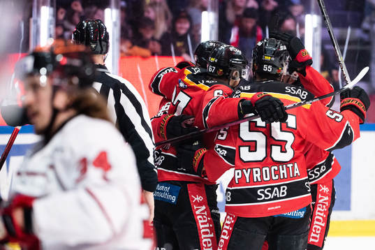 Luleås Pontus Andreasson jublar