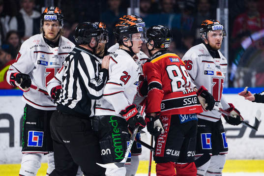Örebros Linus Öberg och Luleås Joonas Rask