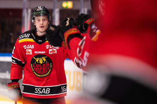 Luleås Pontus Andreasson jublar