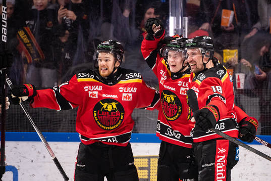 Luleås Brendan Shinnimin, Pontus Andreasson oc Sami