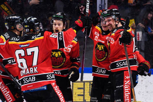 Luleås Brendan Shinnimin, Pontus Andreasson och Sami