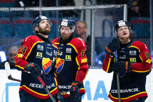 Djurgårdens Ludvig Rensfeldt , Stefan Warg och Linus