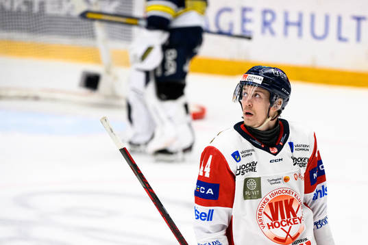 Västerviks Sebastian Benker deppar