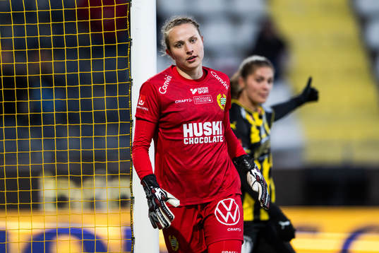 Hammarbys målvakt Anna Tamminen