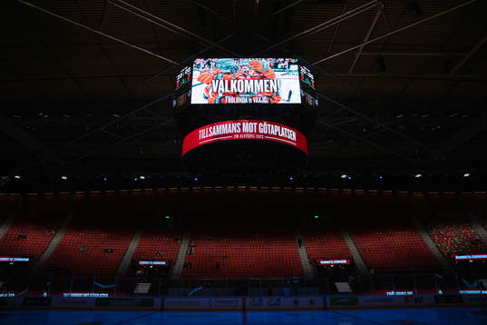 under kvartsfinal ett i SHL mellan Frölunda och Växjö