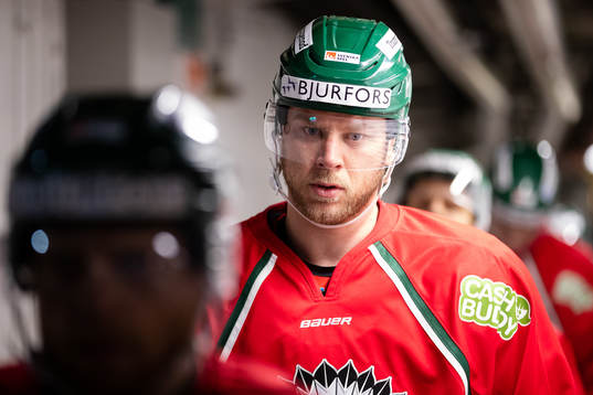 Frölundas Christian Folin innan kvartsfinal ett i SHL