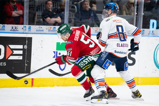 Frölundas Mats Rosseli Olsen och Växjös Ludvig Claesson