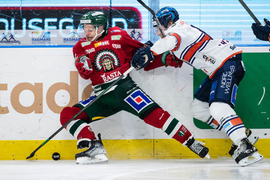 Frölundas Max Friberg och Växjös Theodor Johnsson