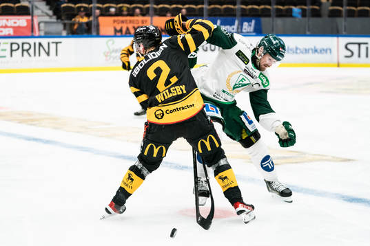 Skellefteås Adam Wilsby och Färjestads Linus Johansson