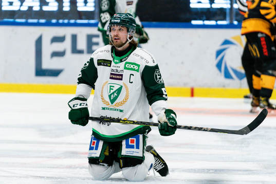 Färjestads Linus Johansson deppar