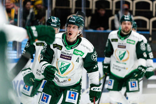 Färjestads Joakim Nygård jublar