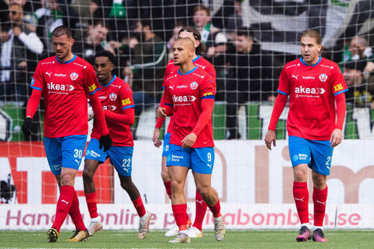 Helsingborgs spelare deppar