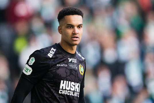 Hammarbys målvakt Oliver Dovin